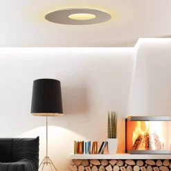 Discount Blade Open LED Wand- / Deckenleuchte, Ø: 59 cm Wohnzimmer|Schlafzimmer