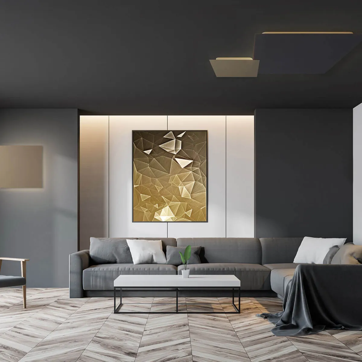 Best Blade-Q LED Wand- / Deckenleuchte, 44 x 44 cm, mit Casambi-Modul Wandleuchten|Deckenleuchten