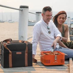 Online Cube Holzkohlegrill, tragbar, inkl. Transporttasche Grills & Pizzaöfen