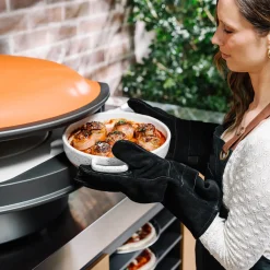 Hot KILN Pizzaofen, 2 Brenner, rotierend, Sorglos-Paket Grills & Pizzaöfen