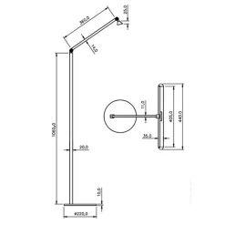Best Beba LED Stehleuchte Stehleuchten|Leseleuchten