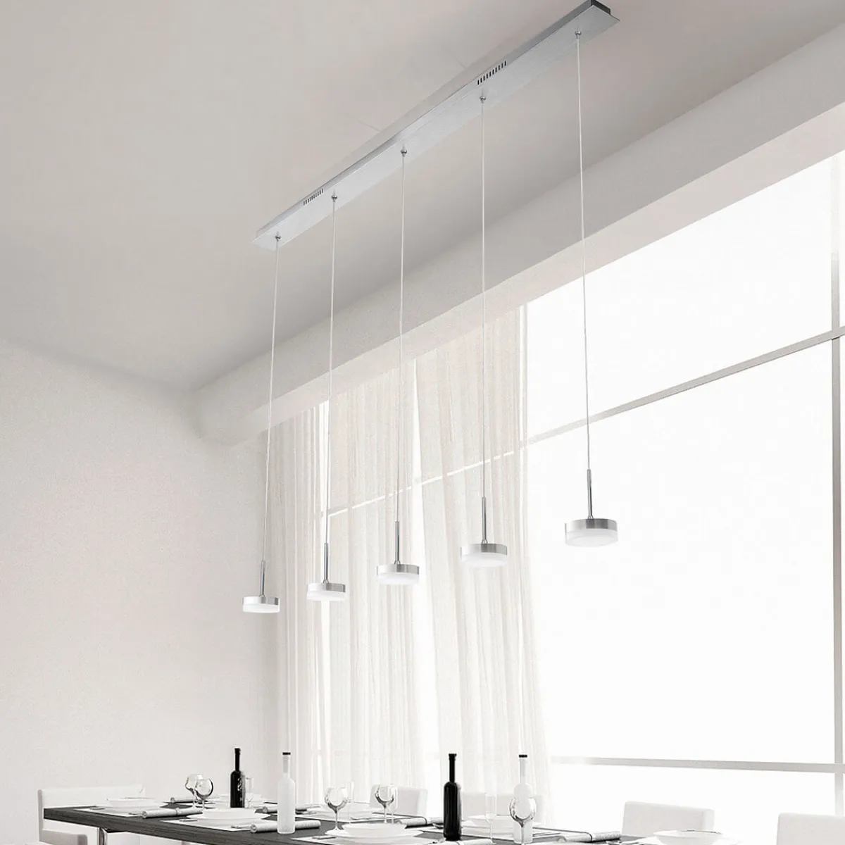 Discount Dunk LED Pendelleuchte, 5-flg. Pendelleuchten