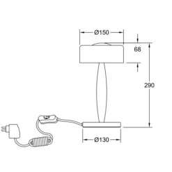 Clearance Elea LED Tischleuchte Wohnzimmer|Schlafzimmer