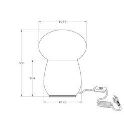 Hot Freddy Tischleuchte Wohnzimmer|Schlafzimmer