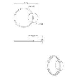 Clearance Giotto 3508-21 LED Wandleuchte Flur|Wandleuchten