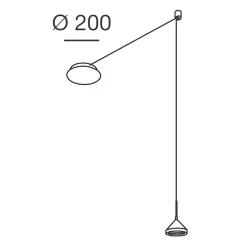 Outlet Isabella LED Pendelleuchte, Auslaufmodell Pendelleuchten