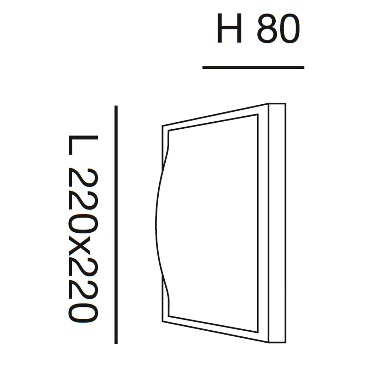 Sale Osaka Wandleuchte, 22 x 22 cm Wandleuchten|Flur