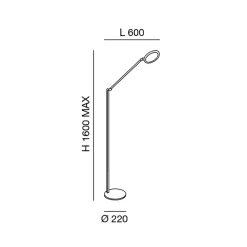 New Regina LED Leseleuchte Wohnzimmer|Stehleuchten