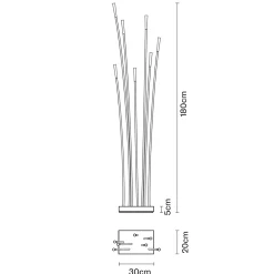 Discount Giunco LED IP65 Stehleuchte Terrassen|Dekorative Leuchten