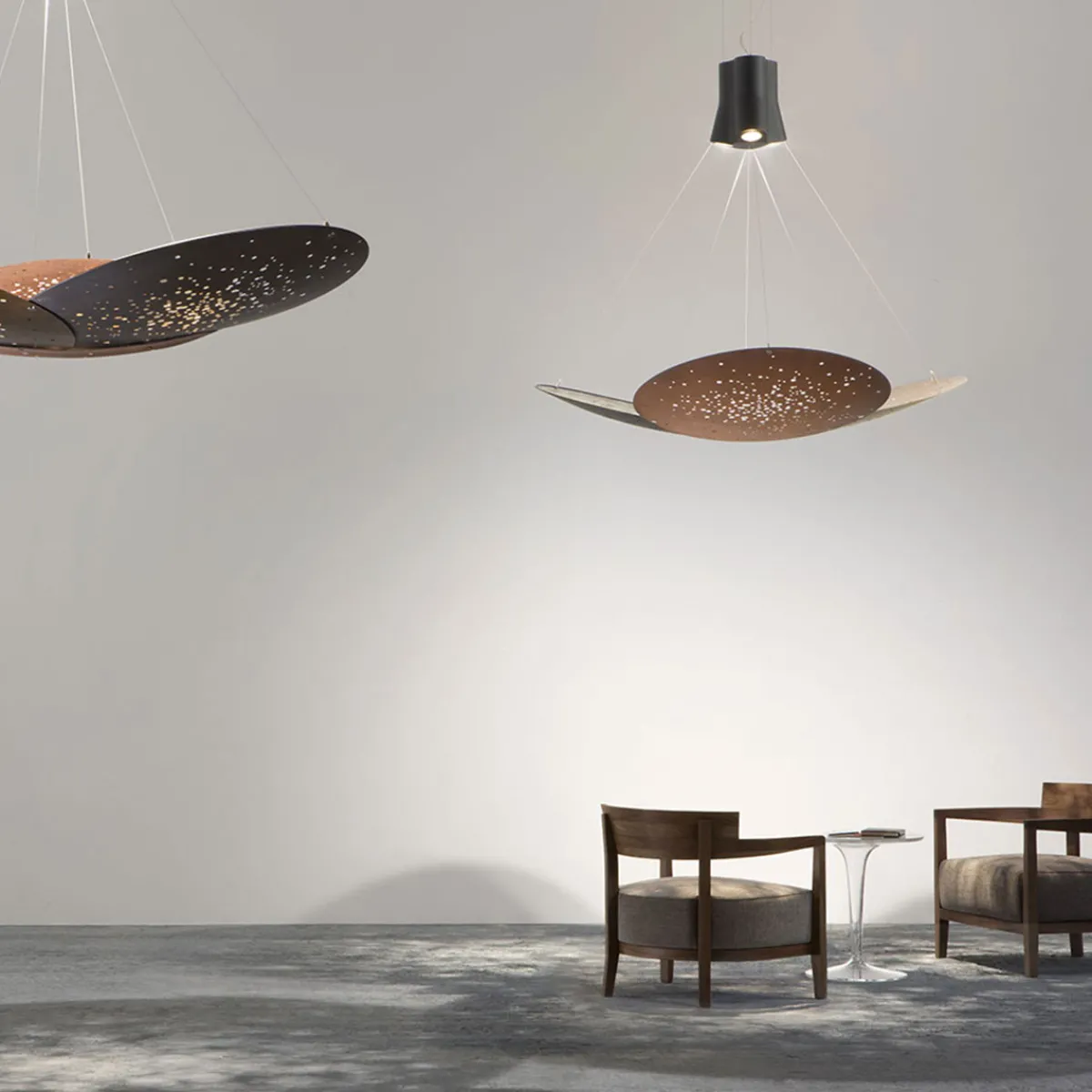 Clearance Lens Pendelleuchte, 3-flg., Ø: 60 cm Pendelleuchten|Flur