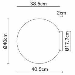 New Lumi Sfera WandDeckenleuchte LED Flur|Wandleuchten