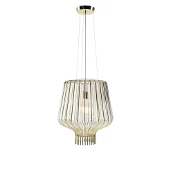 Hot Saya Pendelleuchte, transparent, Ø: 40 cm Pendelleuchten|Flur