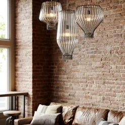 Clearance Saya Pendelleuchte, transparent, Ø: 31 cm Pendelleuchten|Flur