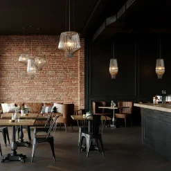 Clearance Saya Pendelleuchte, transparent, Ø: 31 cm Pendelleuchten|Flur