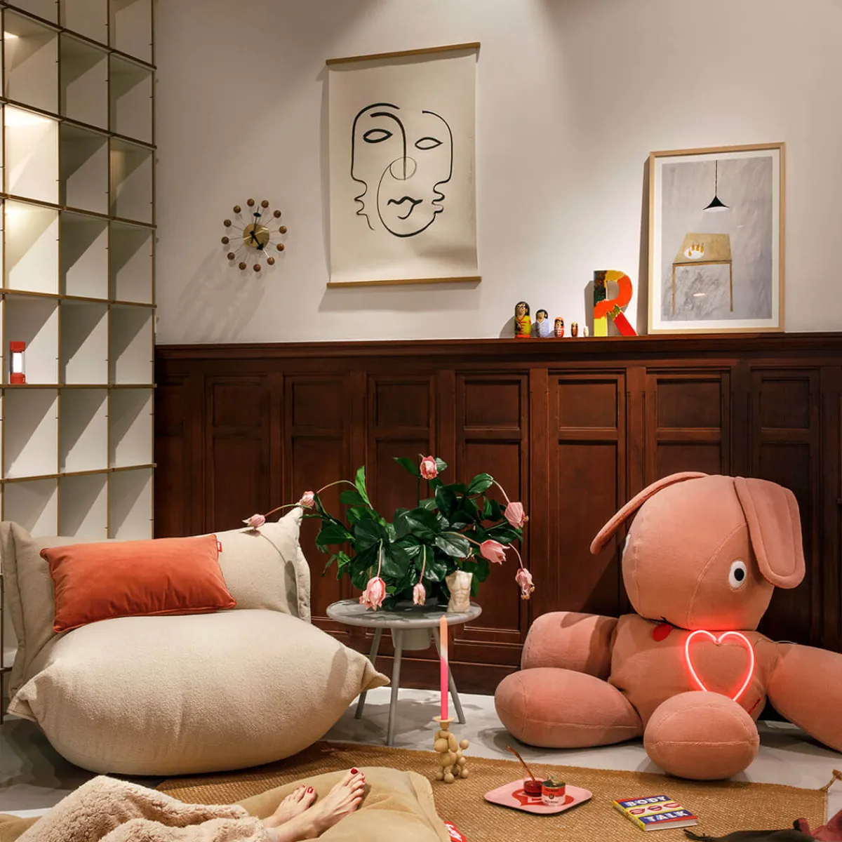 Online Bakkes Beistelltisch mit Blumentopf Gartenmöbel|Möbel