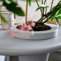 Online Bakkes Beistelltisch mit Blumentopf Gartenmöbel|Möbel