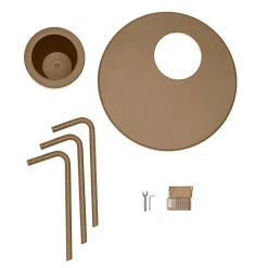 Online Bakkes Beistelltisch mit Blumentopf Gartenmöbel|Möbel