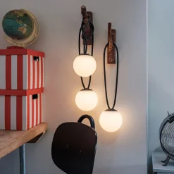 Bolleke Mini LED Akku-Pendelleuchte, 3er-Set Terrassen|Dekorative Leuchten