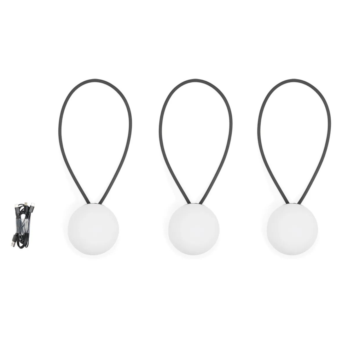 Bolleke Mini LED Akku-Pendelleuchte, 3er-Set Terrassen|Dekorative Leuchten