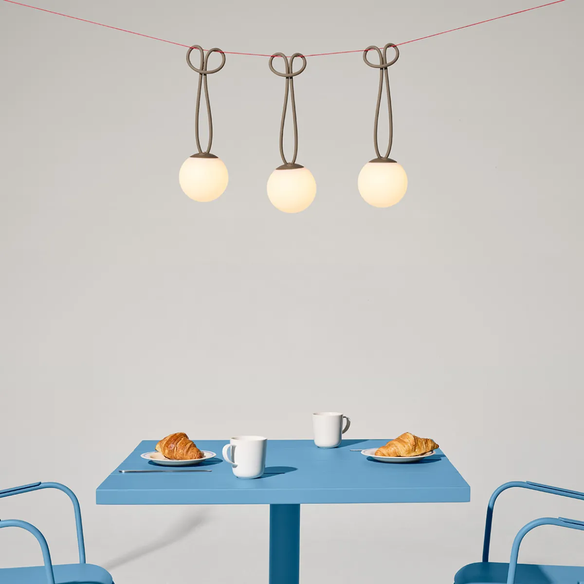 Bolleke Mini LED Akku-Pendelleuchte, 3er-Set Terrassen|Dekorative Leuchten