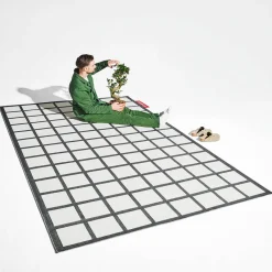 Clearance Carpretty Grand Checky Outdoor Teppich Heimtextilien|Gartenmöbel