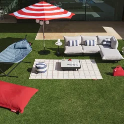 Clearance Carpretty Grand Checky Outdoor Teppich Heimtextilien|Gartenmöbel