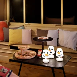 Discount Edison the Mini LED Akkuleuchte, 3er-Set, mit X-mas Mini Cappie Set Snowmen Weihnachtsbeleuchtung|Dekorative Leuchten