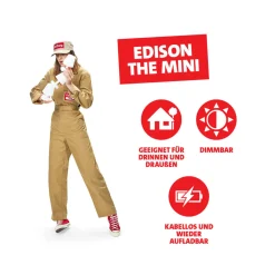 Outlet Edison the Mini LED Akkuleuchte, 3er-Set, inkl. USB-Adapter Dekorative Leuchten|Akkuleuchten