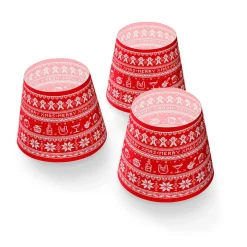 Hot Edison the Mini LED Akkuleuchte, 3er-Set, mit X-mas Mini Cappie Set Xmas Sweater Weihnachtsbeleuchtung|Dekorative Leuchten