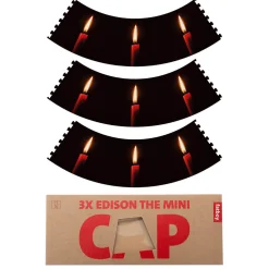 Sale Mini Cappie Candles, 3er-Set, für Edison the Mini Leuchtenzubehör|Lampenschirme