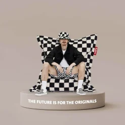 Online Original Slim Teddy Chess Sitzsack Heimtextilien|Möbel