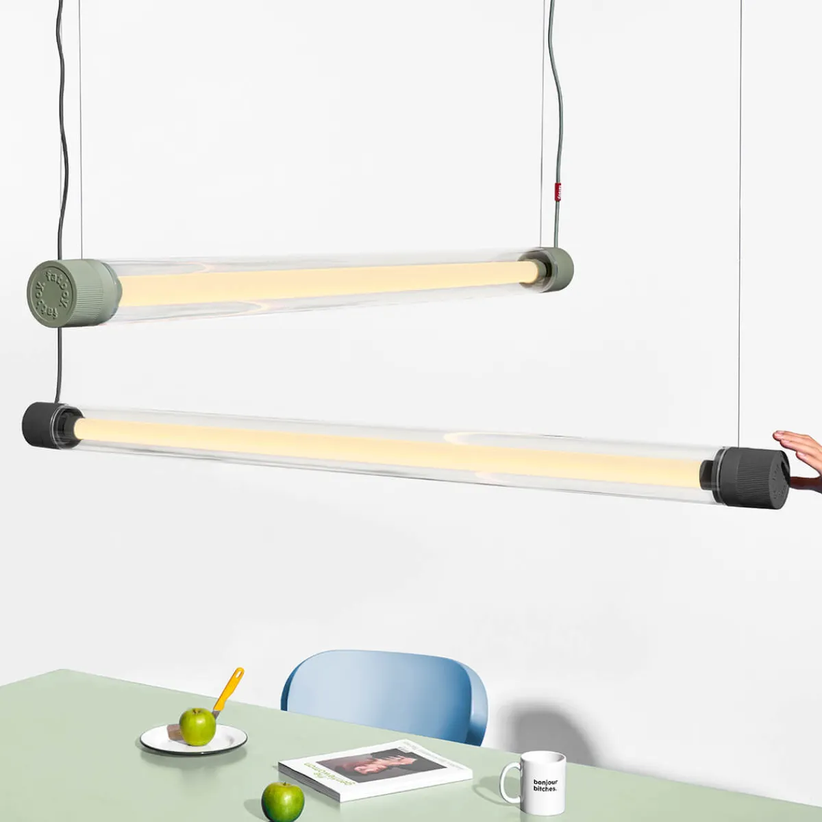 Discount Tjoep Large LED Wand- / Pendelleuchte Wohnzimmer|Flur