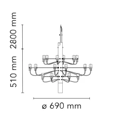 Best 2097/18 Pendelleuchte Hotellerie|Gastronomie
