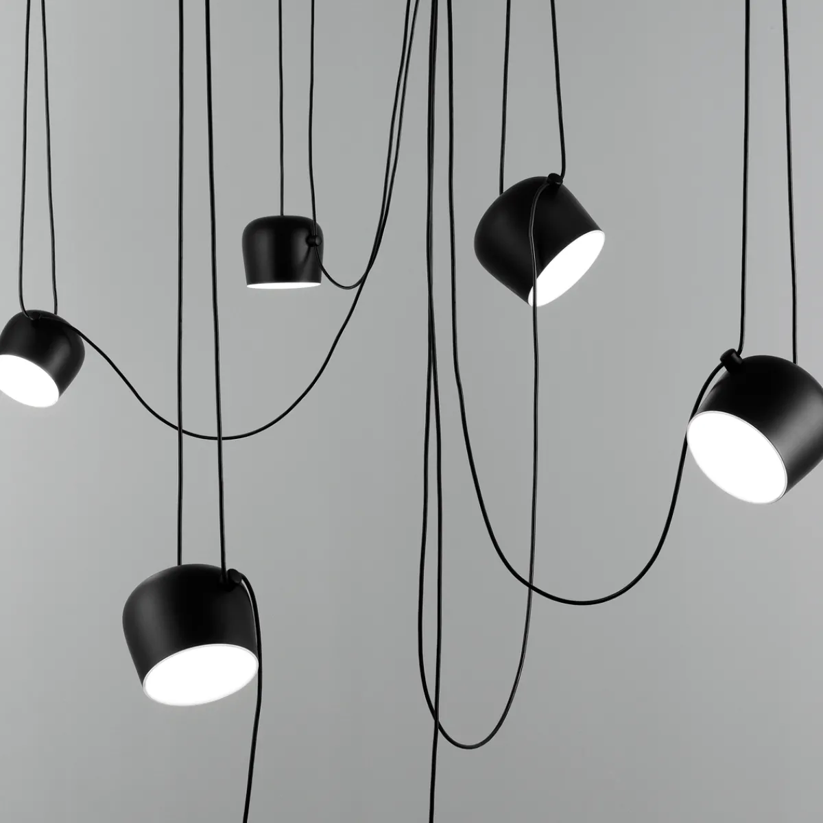 Hot Aim LED Pendelleuchte, 5-flg. Hotellerie|Gastronomie