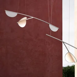 Outlet Almendra Organic S3 Y Short LED Pendelleuchte Hotellerie|Gastronomie