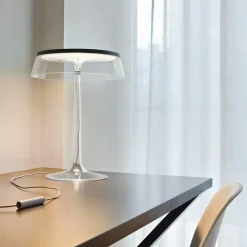 Bon Jour Tischleuchte, Chrom matt Tischleuchten|Schlafzimmer