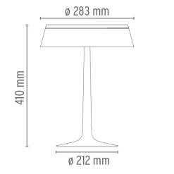 Online Bon Jour Tischleuchte, Chrom, Auslaufmodell Tischleuchten|Schlafzimmer