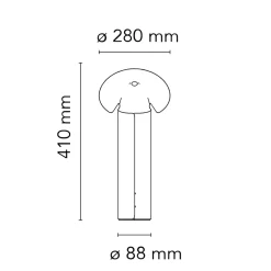 Hot Chiara T Tischleuchte, B-Ware Tischleuchten|Schlafzimmer