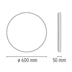 Hot Clara LED Wand- / Deckenleuchte Wohnzimmer|Schlafzimmer