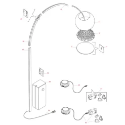 New Arco LED Dimmschalter 400mA (alte Version) Ersatzteile
