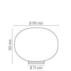 Glo-Ball Basic Tischleuchte Wohnzimmer|Schlafzimmer