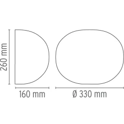 Hot Glo-Ball W Wandleuchte Wandleuchten|Flur
