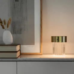 Online Last Order Fluted LED Akkuleuchte Dekoration|Hotellerie