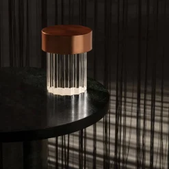 Online Last Order Fluted LED Akkuleuchte Dekoration|Hotellerie