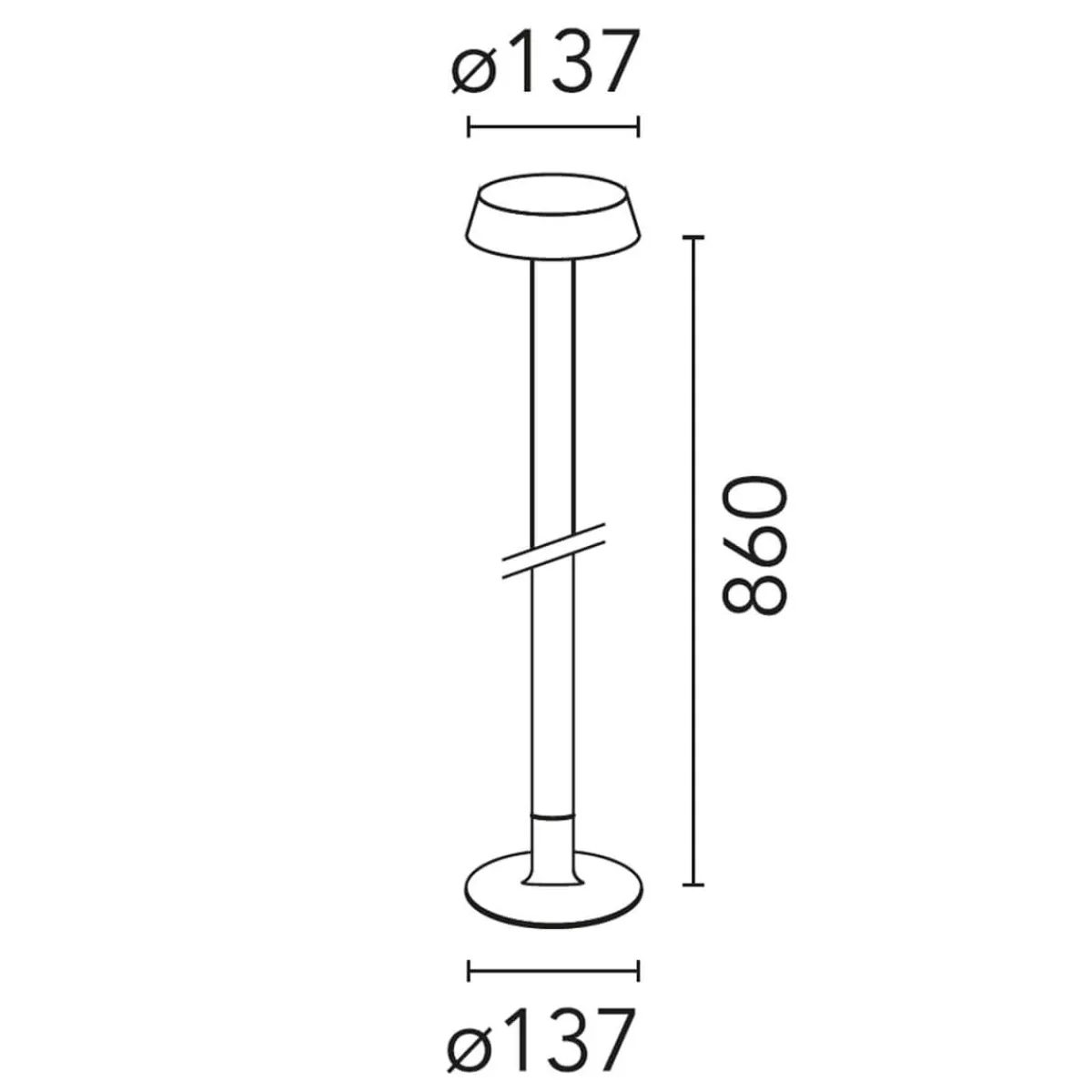 Online Belvedere Clove 2 LED Pollerleuchte, 3000 K Stehleuchten