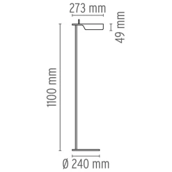 Best Tab F LED Stehleuchte Wohnzimmer|Stehleuchten