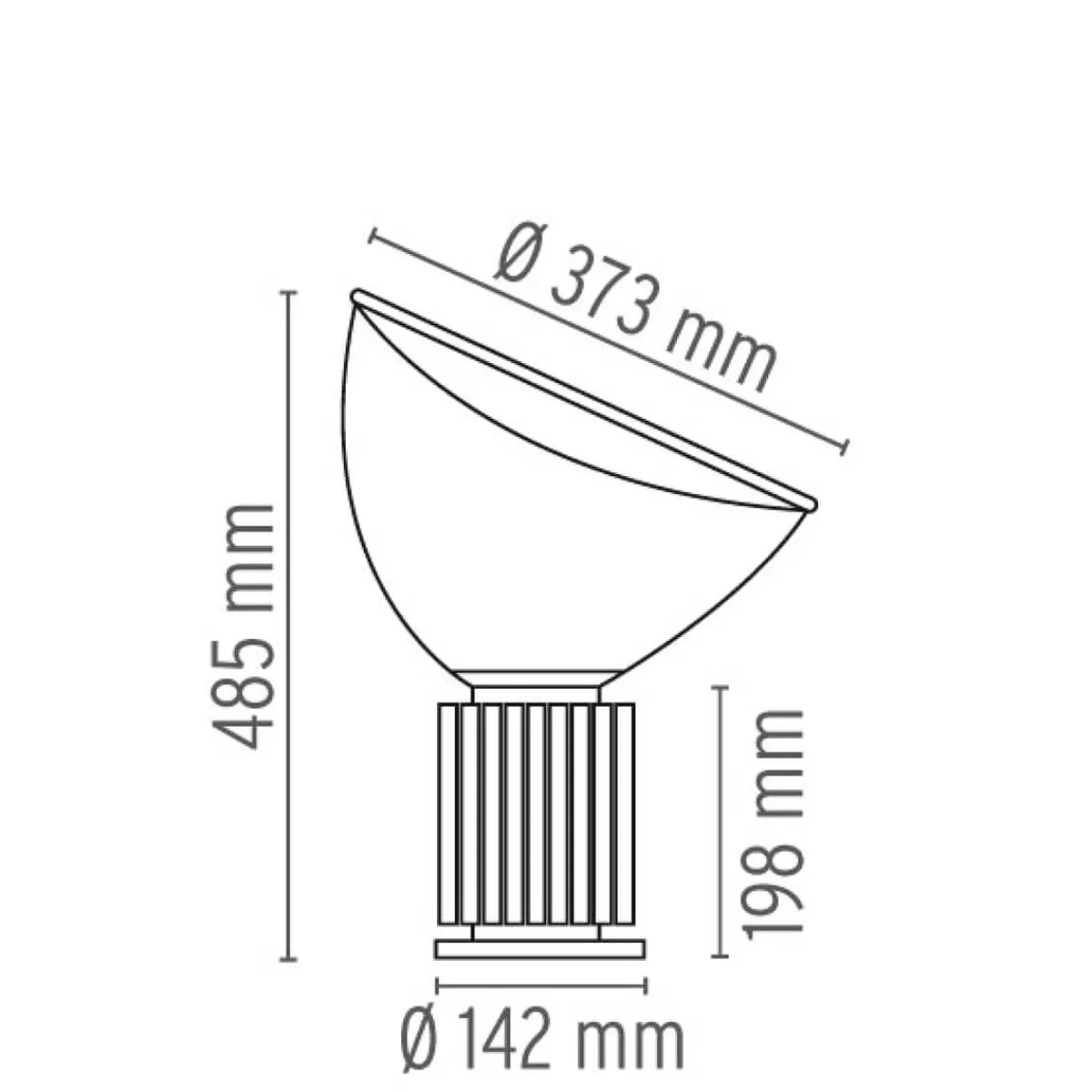 Online Taccia Small LED Tischleuchte Hotellerie|Wohnzimmer