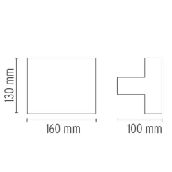 Discount Tight Light LED Wandleuchte Wohnzimmer|Flur