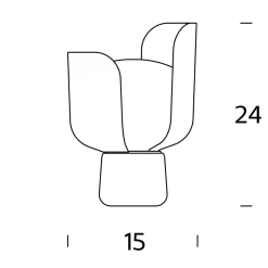 Outlet Blom Tischleuchte Tischleuchten|Schlafzimmer
