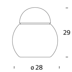 New Daruma Tischleuchte Tischleuchten|Schlafzimmer